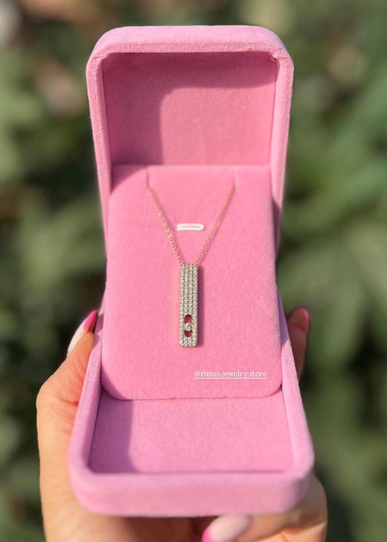 Collier Radiance triangulaire