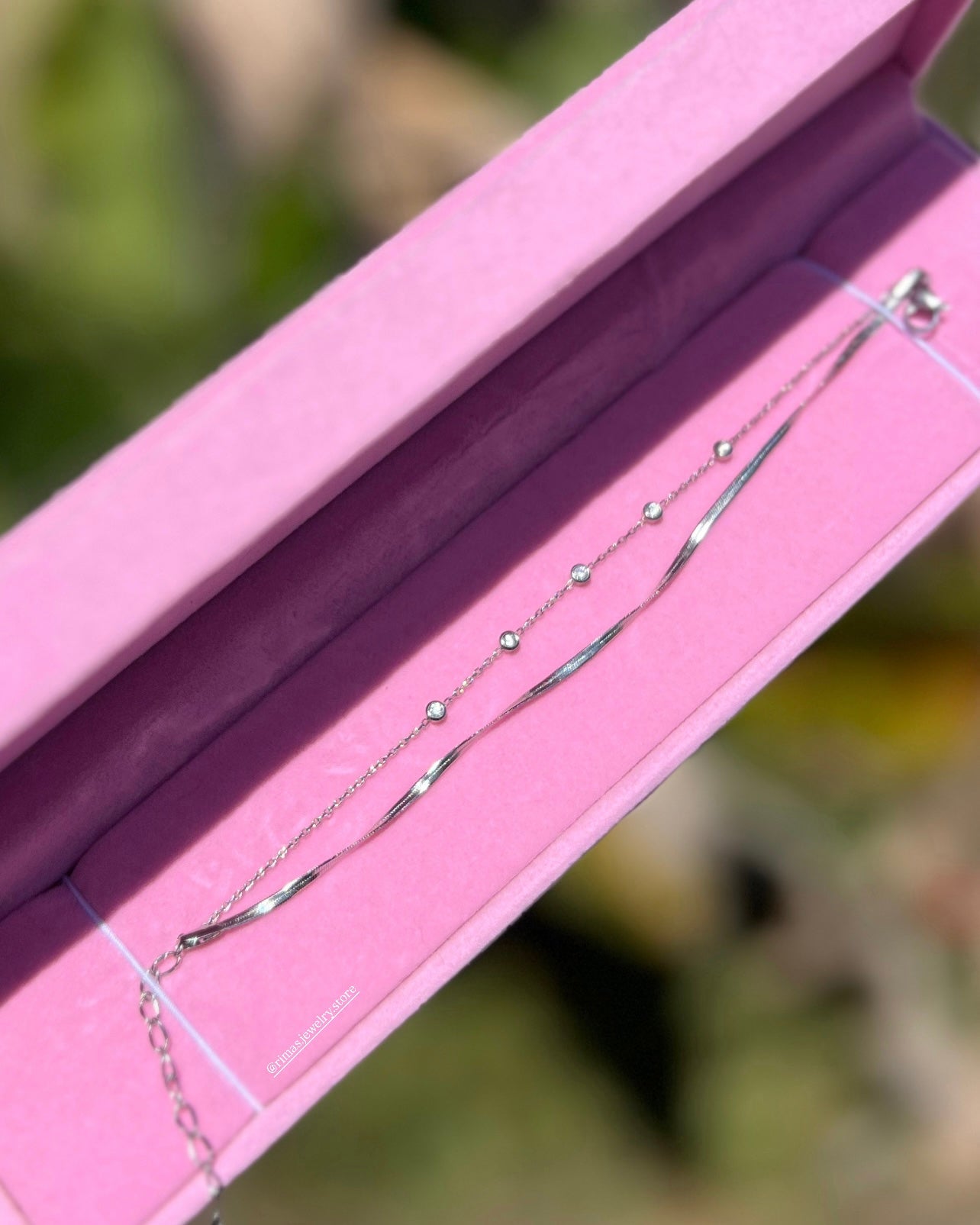 Gourmette double Éclat