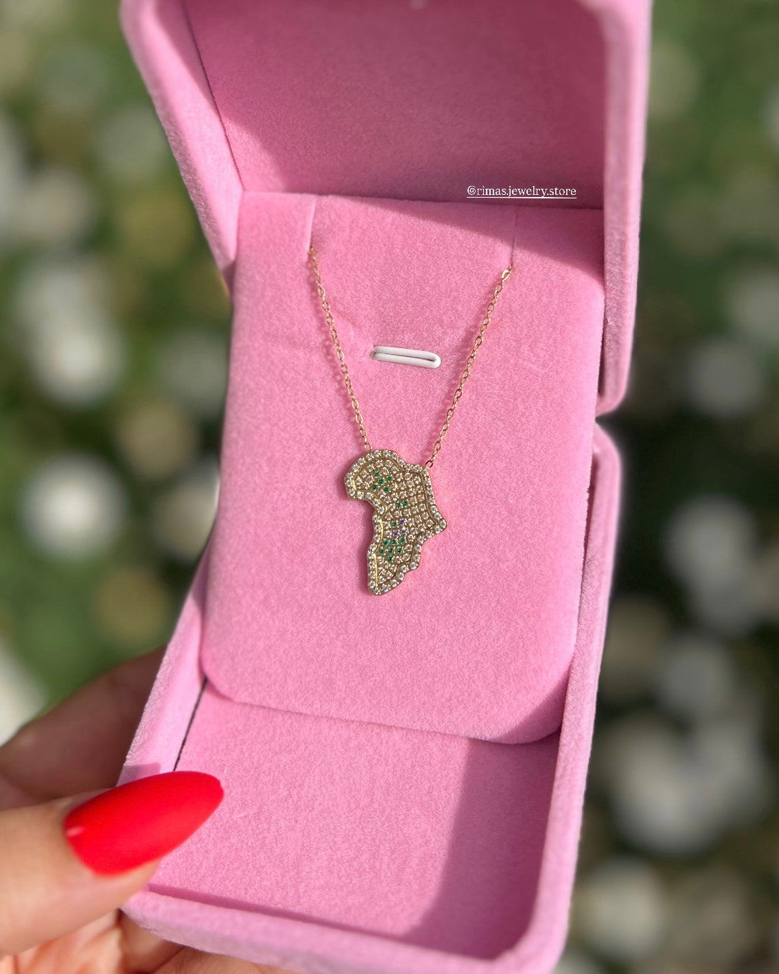 Collier Afrique brillante