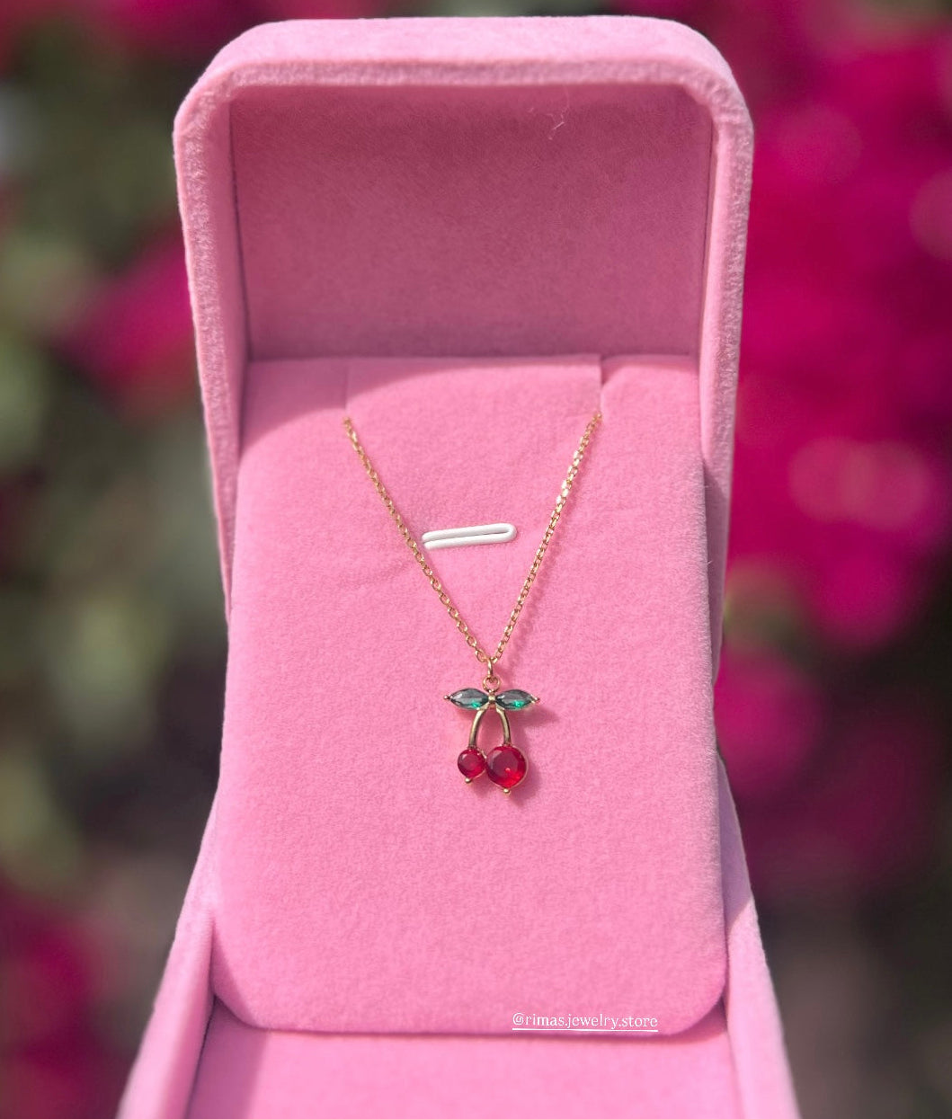 Collier cerises 🍒