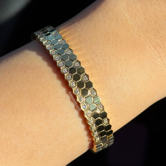 Bracelet Nid d'Abeille