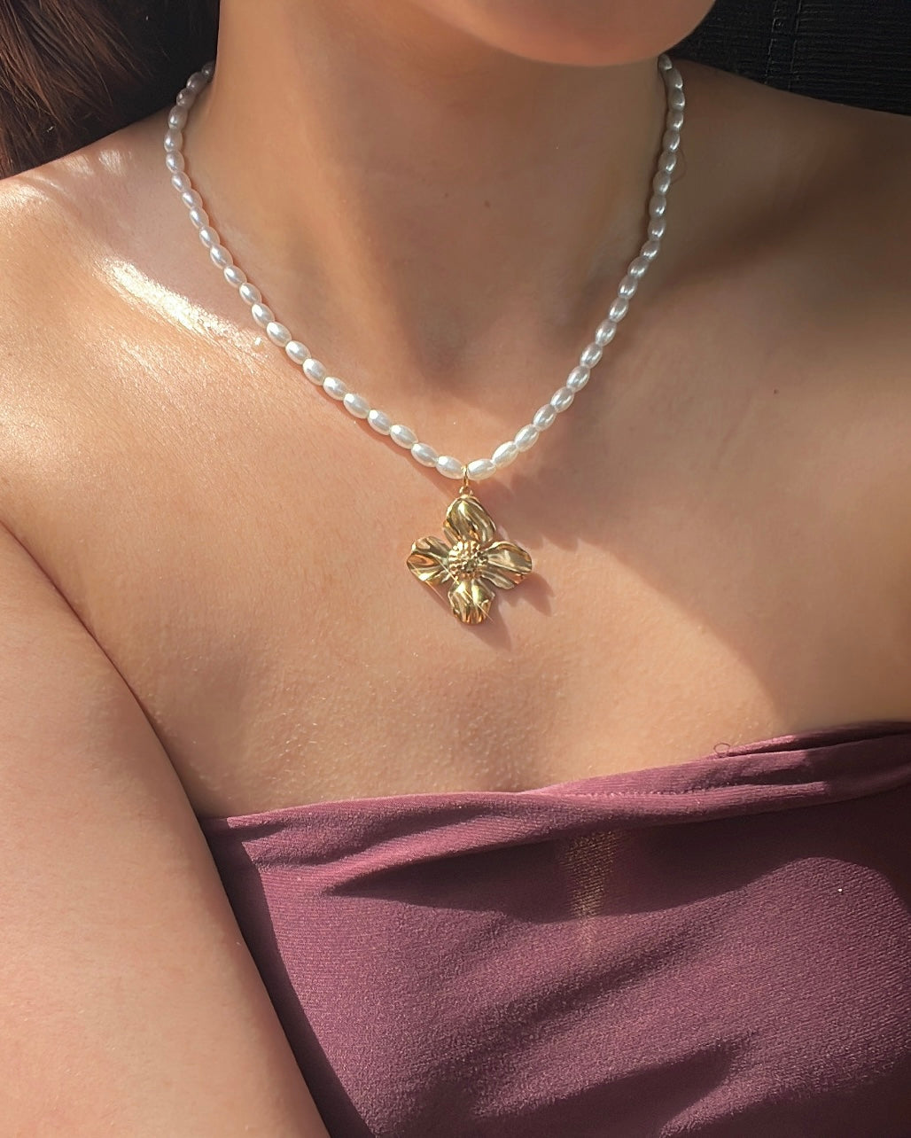 Collier Fleur de Bali