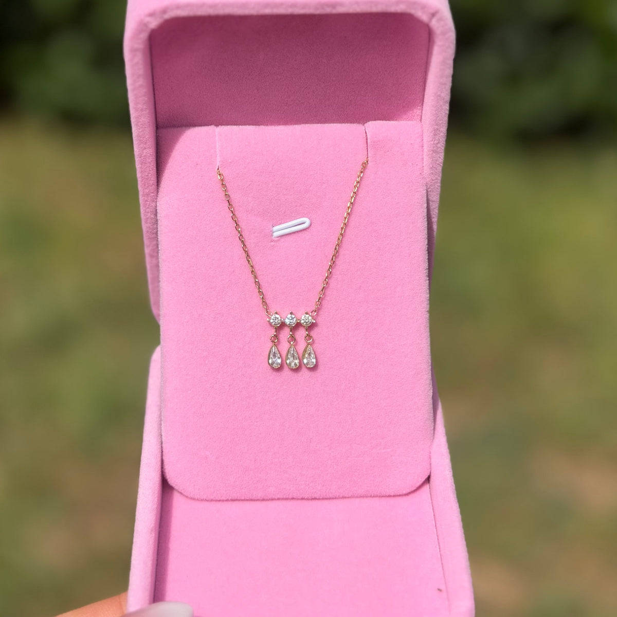 Collier Crystal Drops