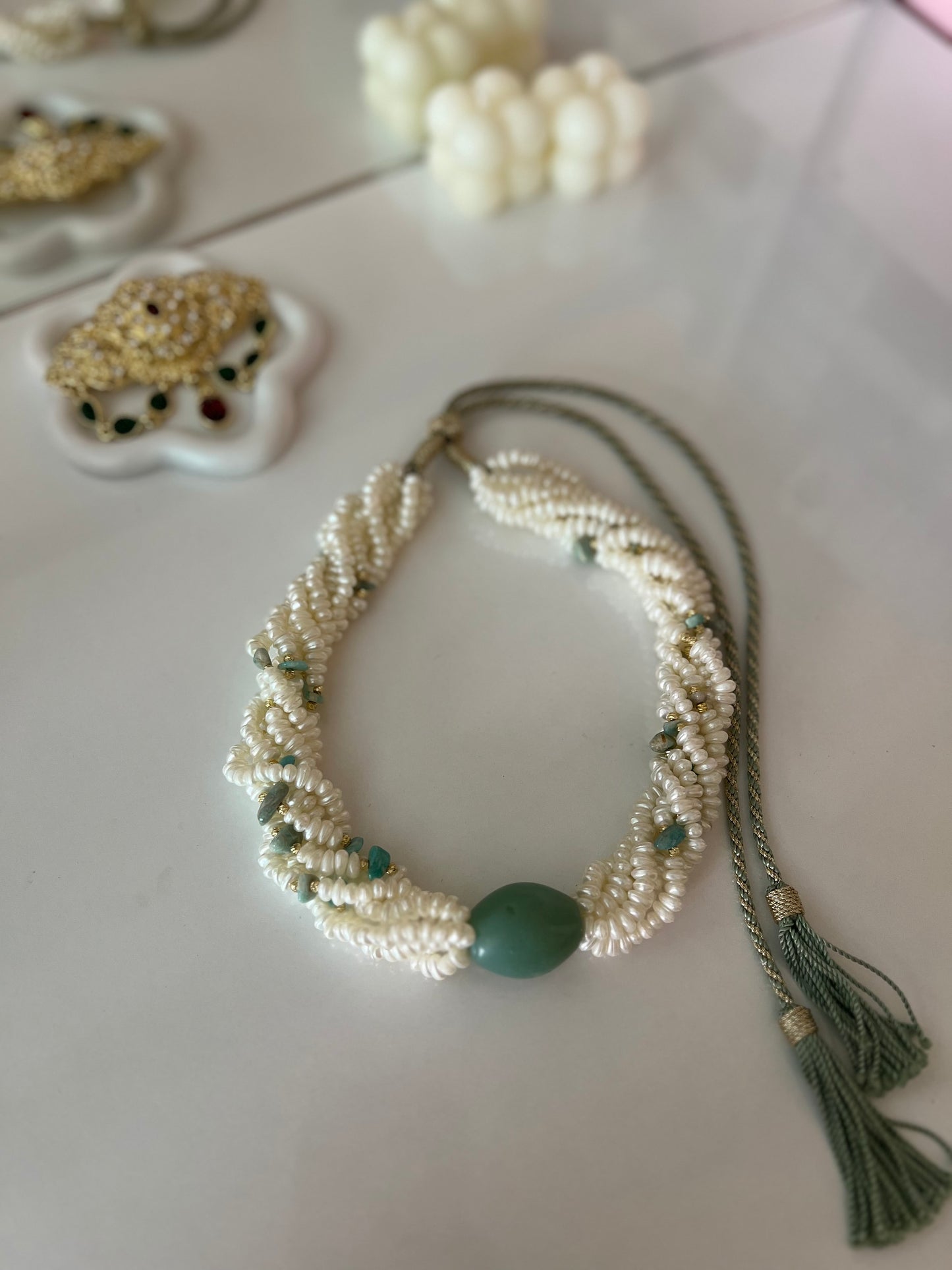 Collier style Joher torsadé