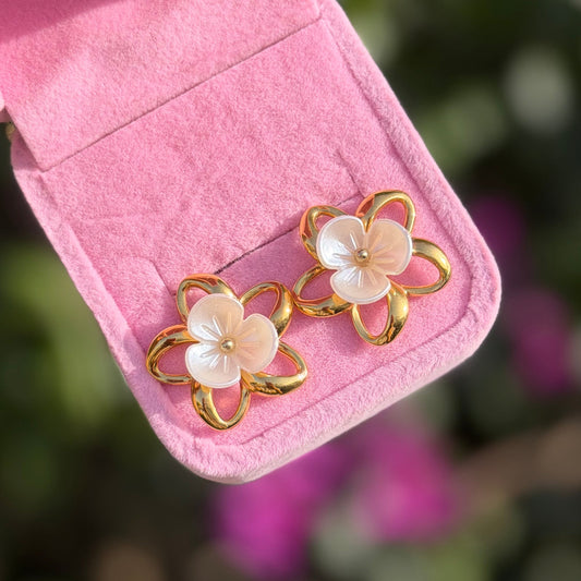 Boucles Bloom nacré