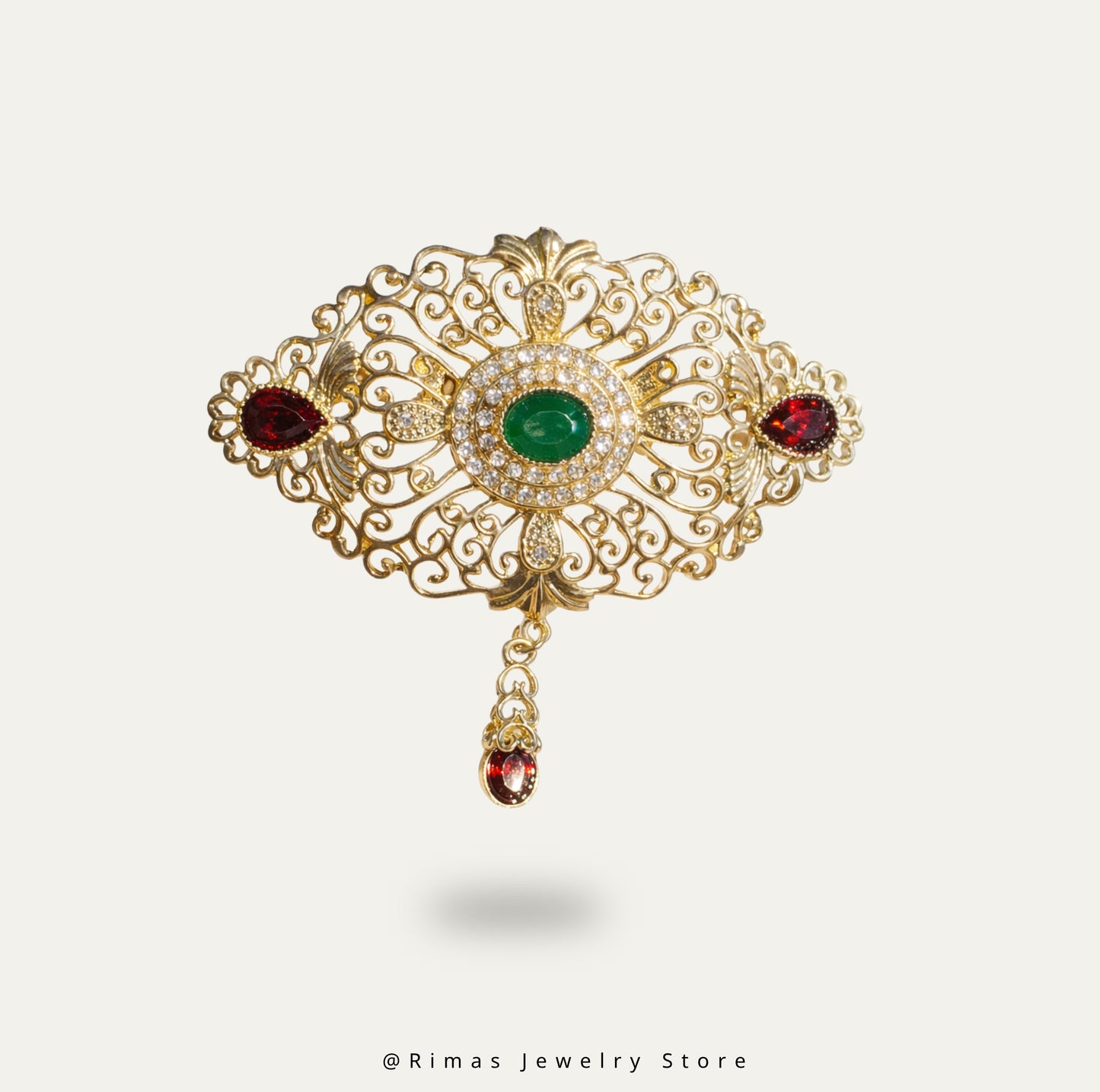 Broche Traditionnelle Style Marocain Beldi