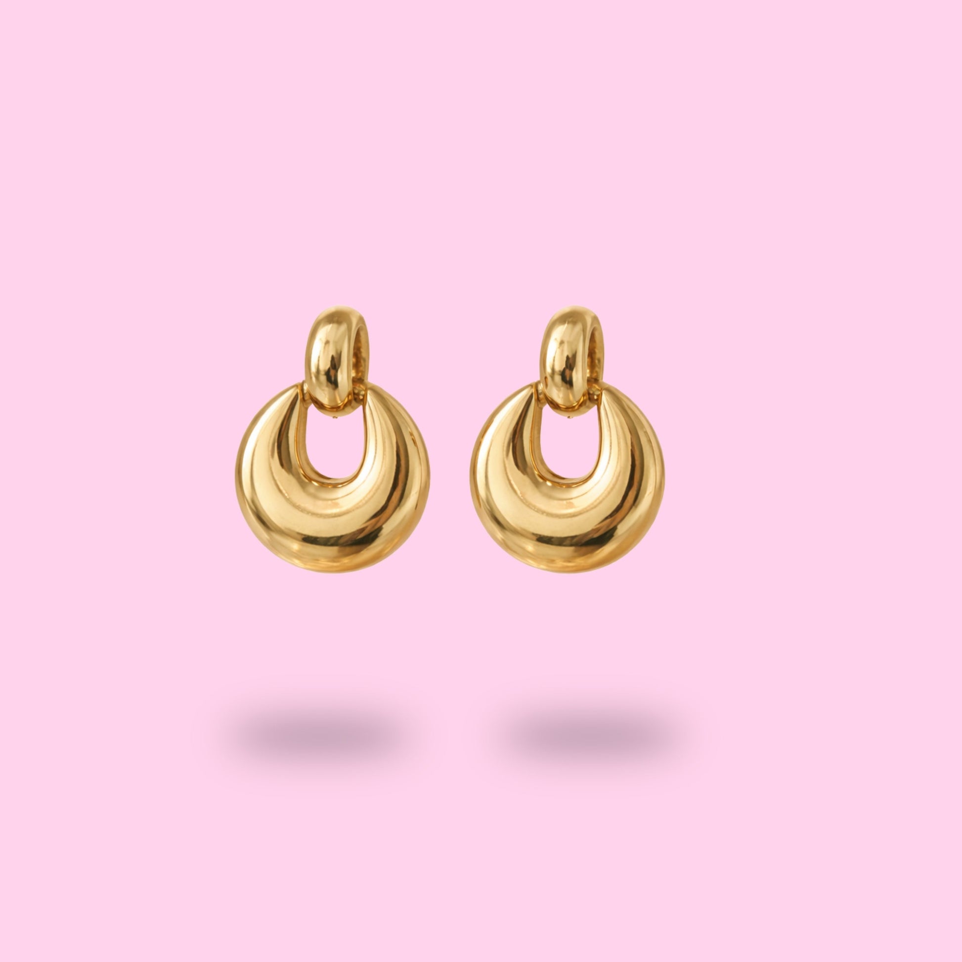 boucles d'oreilles creoles_dorees pendantes arrondies cadeau femme